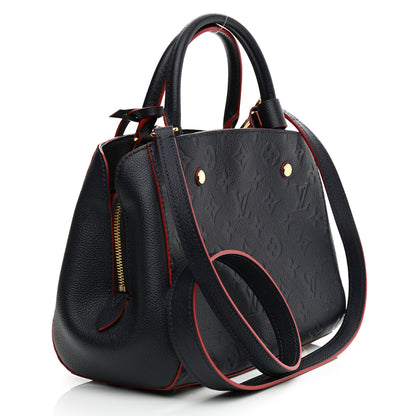 Louis Vuitton Empreinte Montaigne BB Marine Rouge 3 of 7