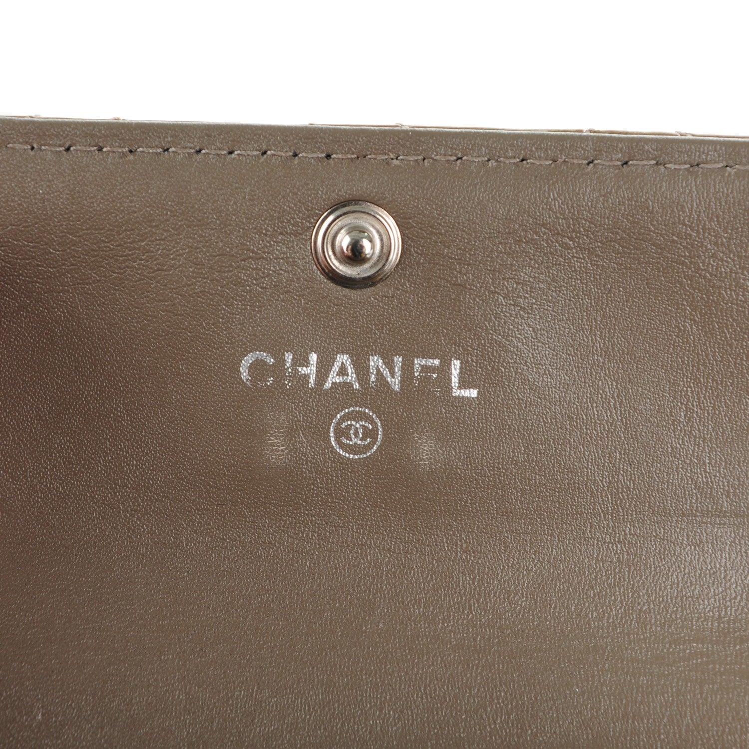 Chanel Patent Brilliant Card Holder Bronze 6 of 8