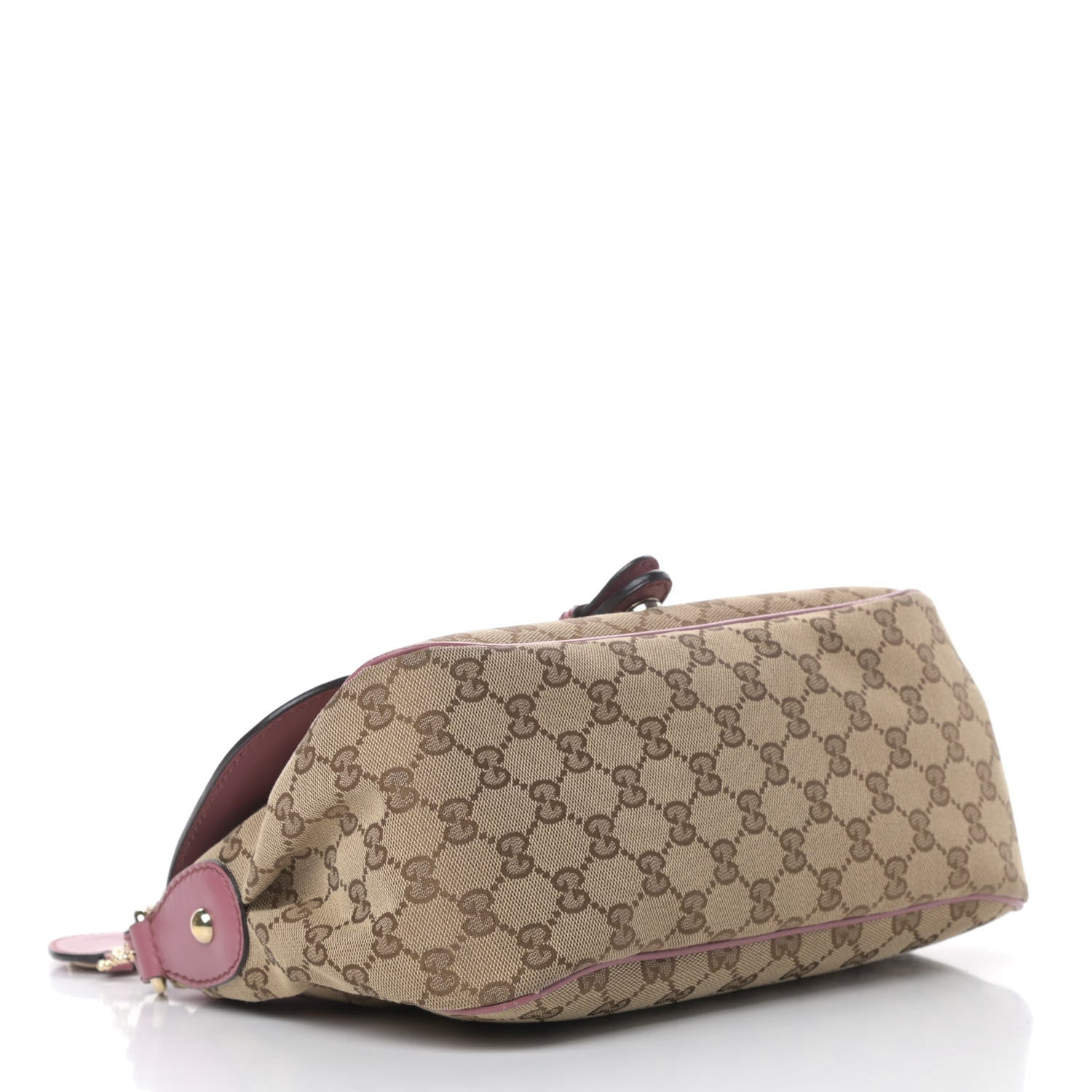 Gucci Monogram Techno Horsebit Large Shoulder Flap Bag Peonia Flower 4 of 18