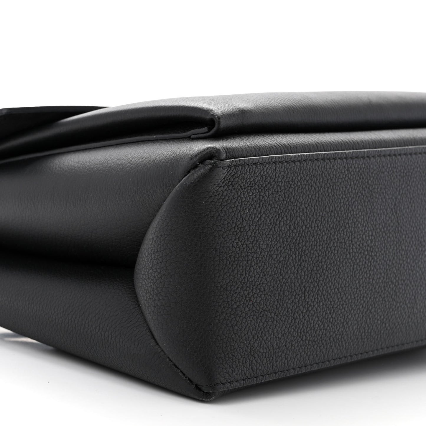 Soft Calfskin My Lockme Top Handle Black