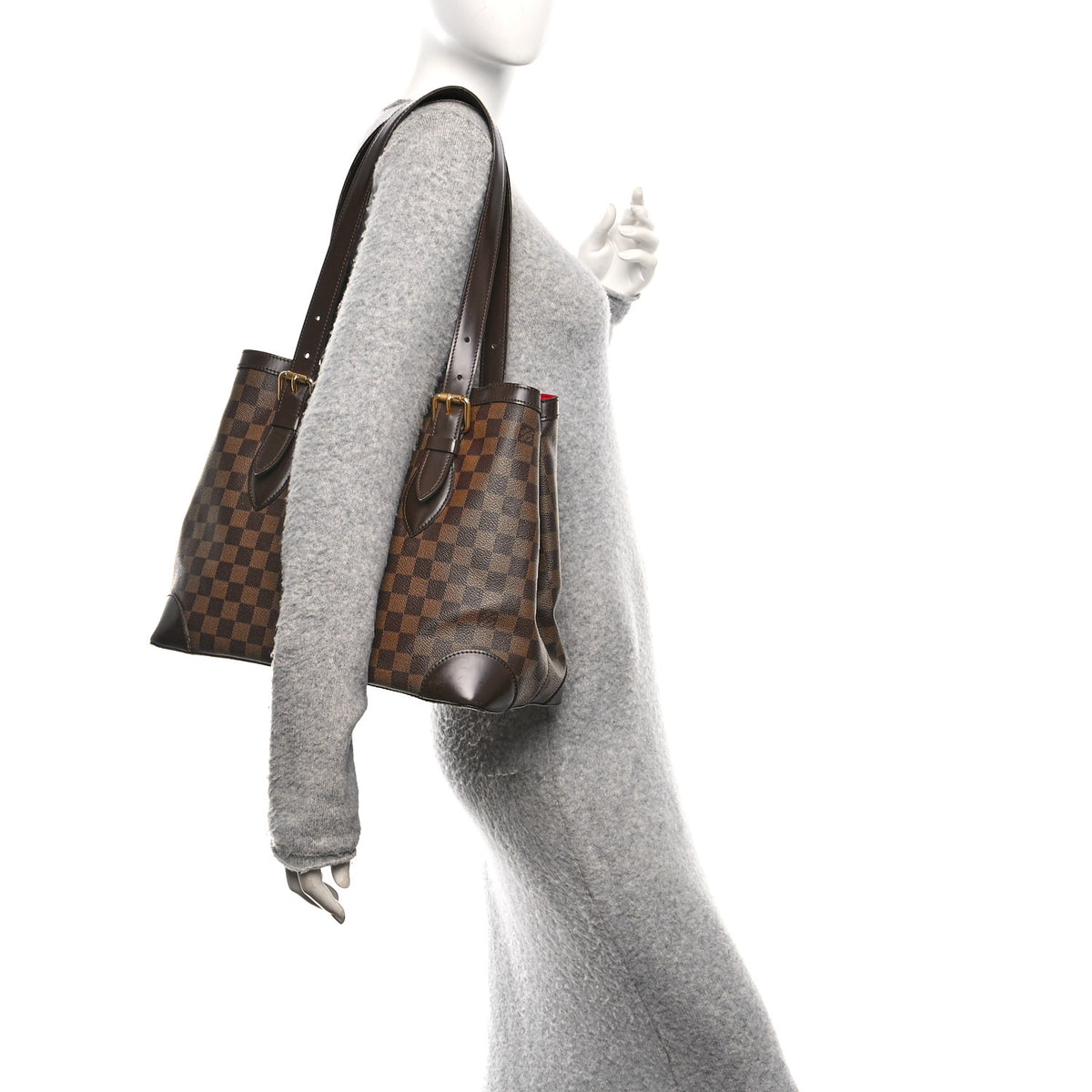 LOUIS VUITTON HAMSTEAD STRAP Louis Vuitton Damier Ebene Hampstead MM Shoulder bag (521  main image 3