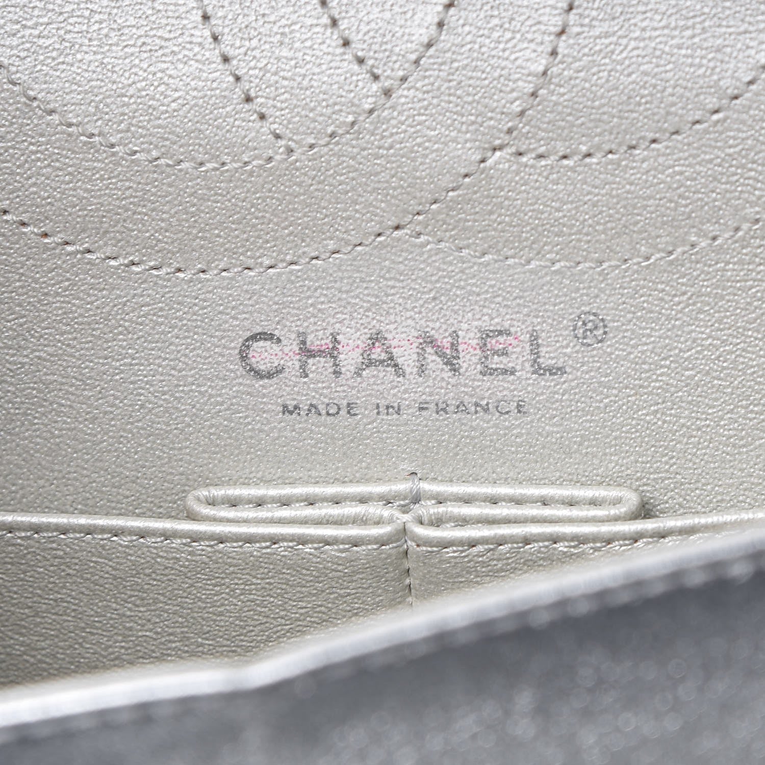 Chanel Metallic Lambskin Quilted 2.55 Reissue 226 Flap Silver 6 of 8