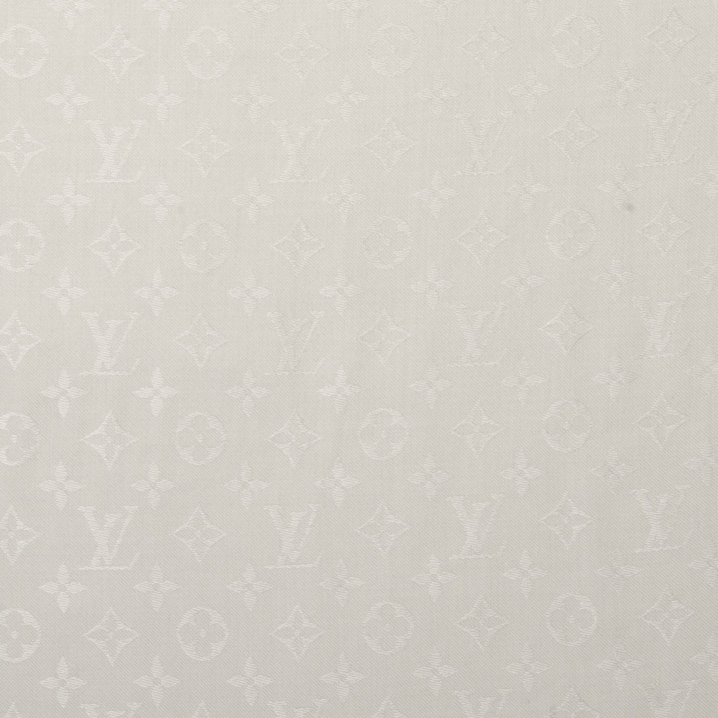 Silk Wool Monogram Shawl Beige