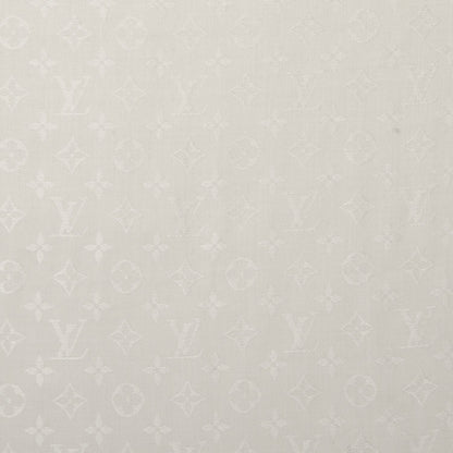 Louis Vuitton Silk Wool Monogram Shawl Beige 1 of 5