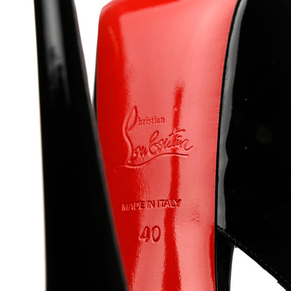 Christian Louboutin Patent Exagona 160 Pumps 40 Black 7 of 7