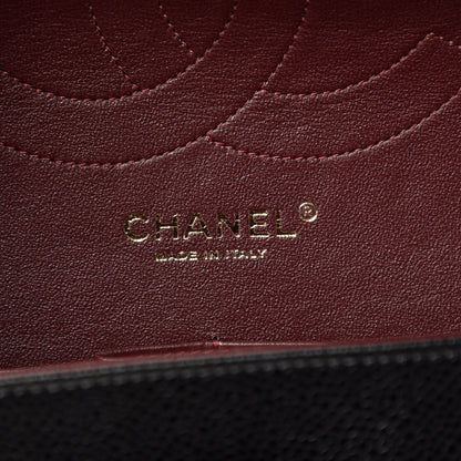 Chanel Caviar Quilted Jumbo Double Flap Black 6 of 10