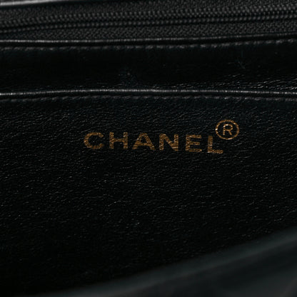 Chanel Lambskin Quilted Jumbo Single Flap Black 5 of 6