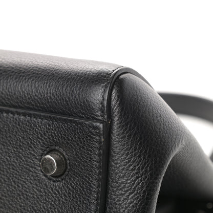 Celine Supple Calfskin Medium Edge Shoulder Bag Black 10 of 12