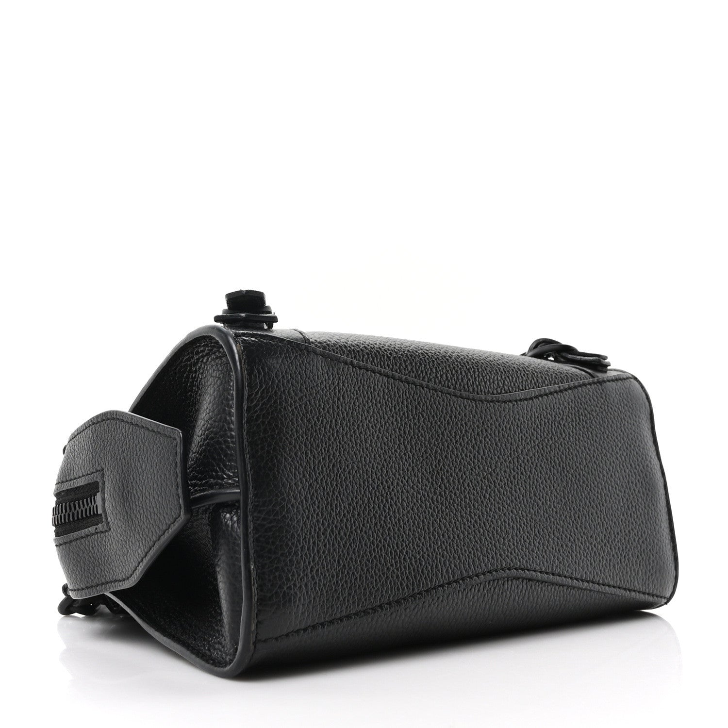 Balenciaga Grained Calfskin Neo Classic Black Hardware Mini City Black 4 of 9