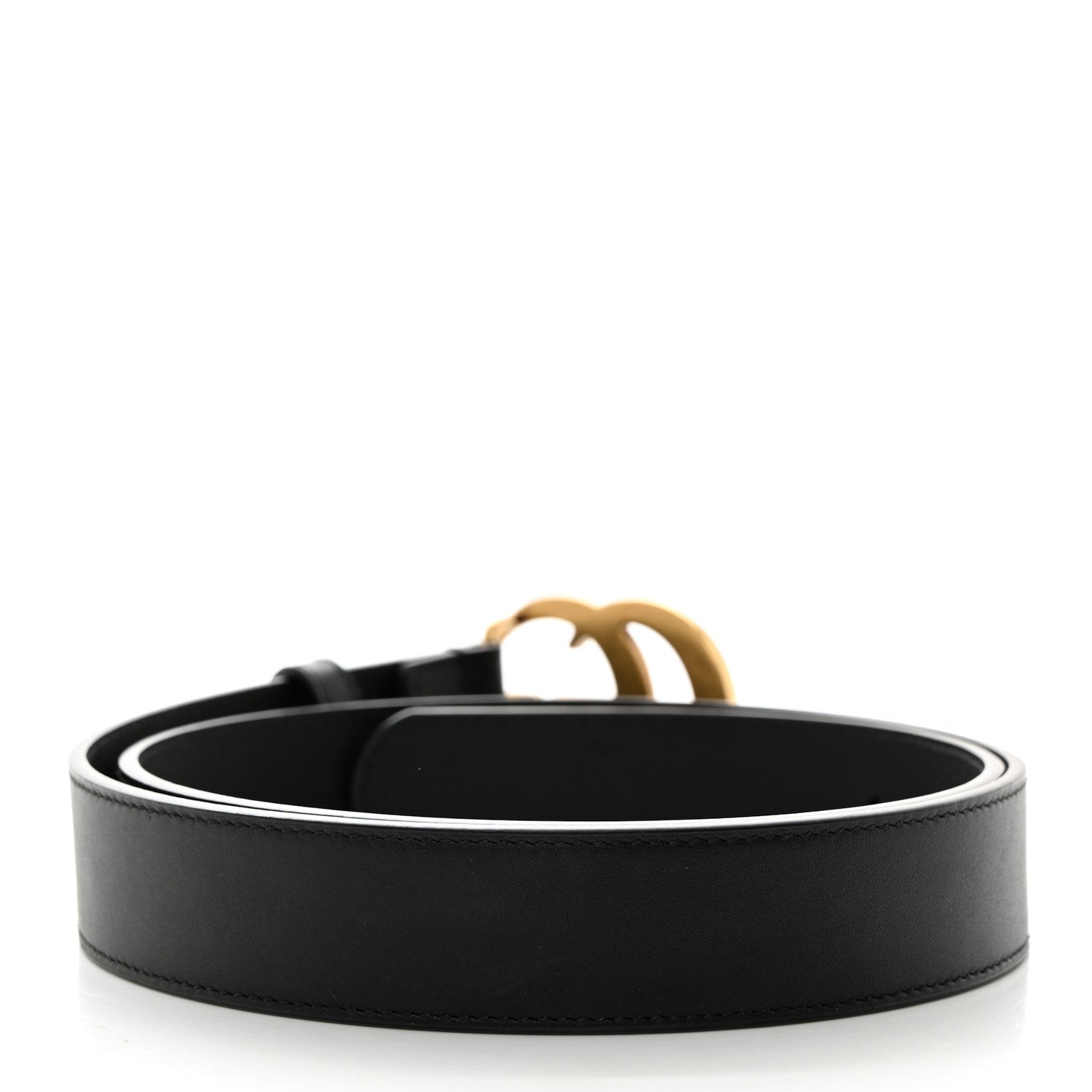 Gucci Calfskin Double G 30mm Belt 85 34 Black 2 of 5