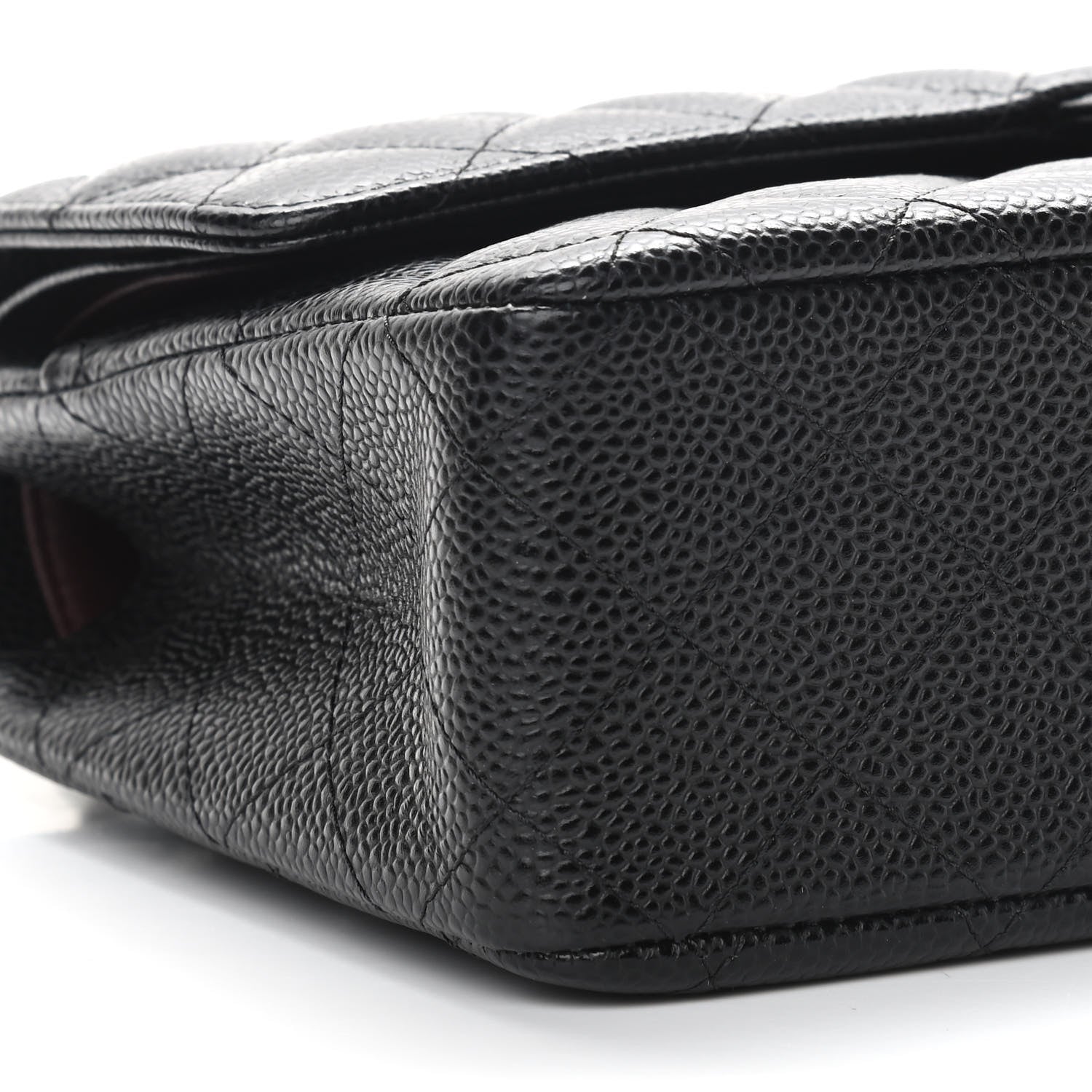 Chanel Caviar Quilted Medium Double Flap Black 9 of 11