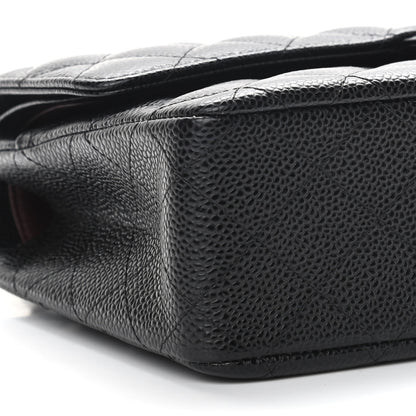 Chanel Caviar Quilted Medium Double Flap Black 9 of 11