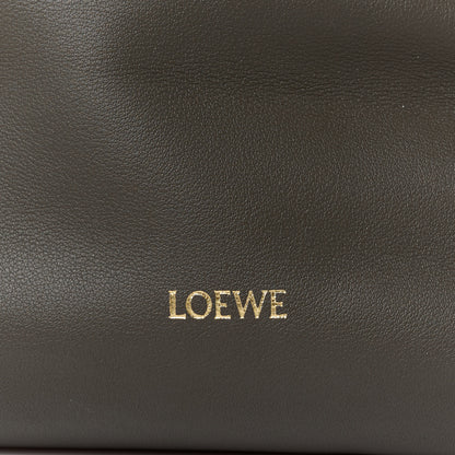 Loewe Calfskin Mini Flamenco Knot Clutch Vintage Khaki 8 of 10