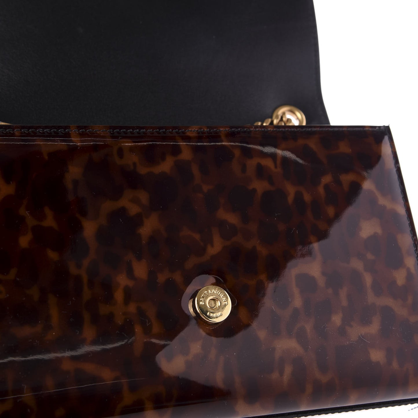 Patent Small Monogram Kate Satchel Tortoiseshell