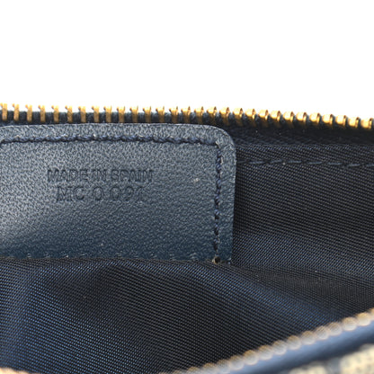 Christian Dior Monogram Mini Saddle Pochette Navy 11 of 12