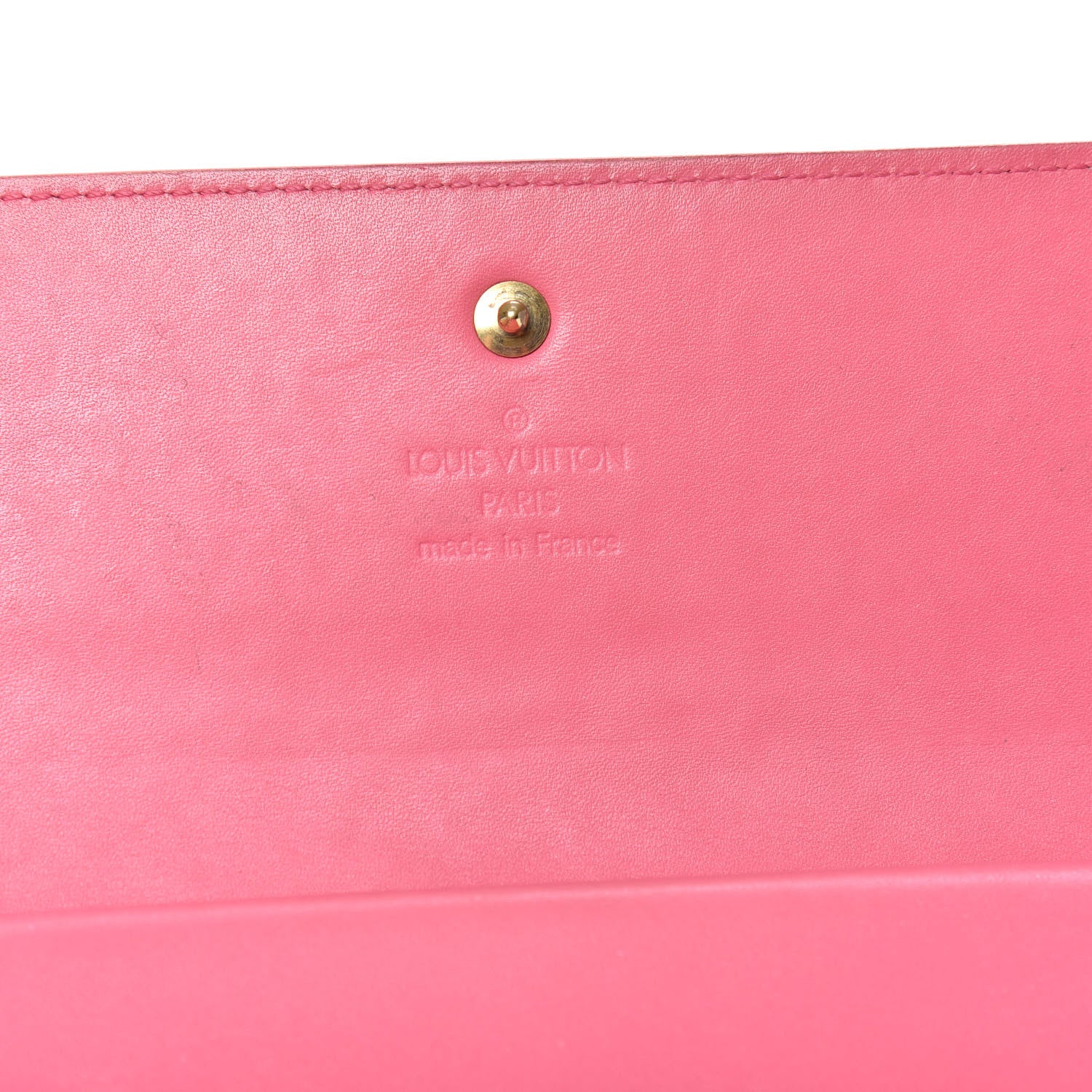 Louis Vuitton Vernis Porte Tresor International Wallet Framboise 6 of 8
