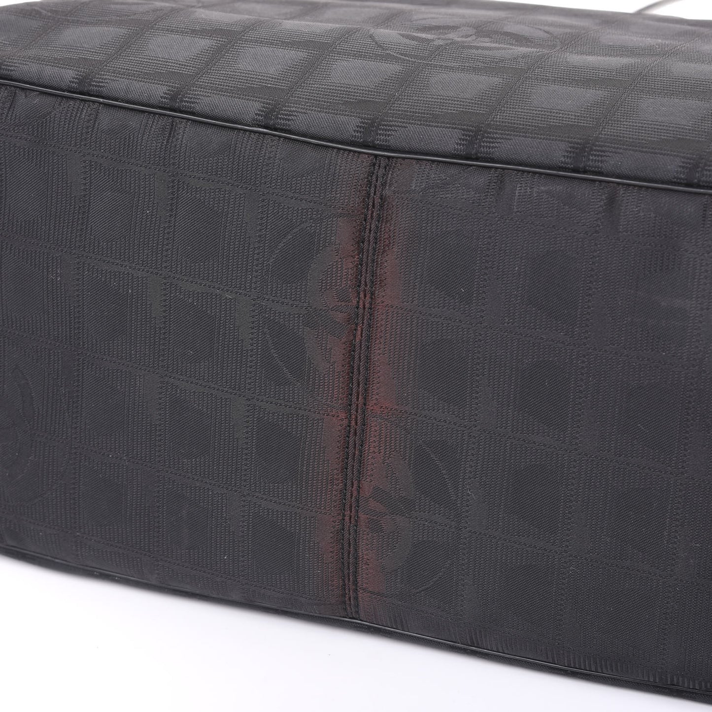 Nylon Large Travel Tote Black