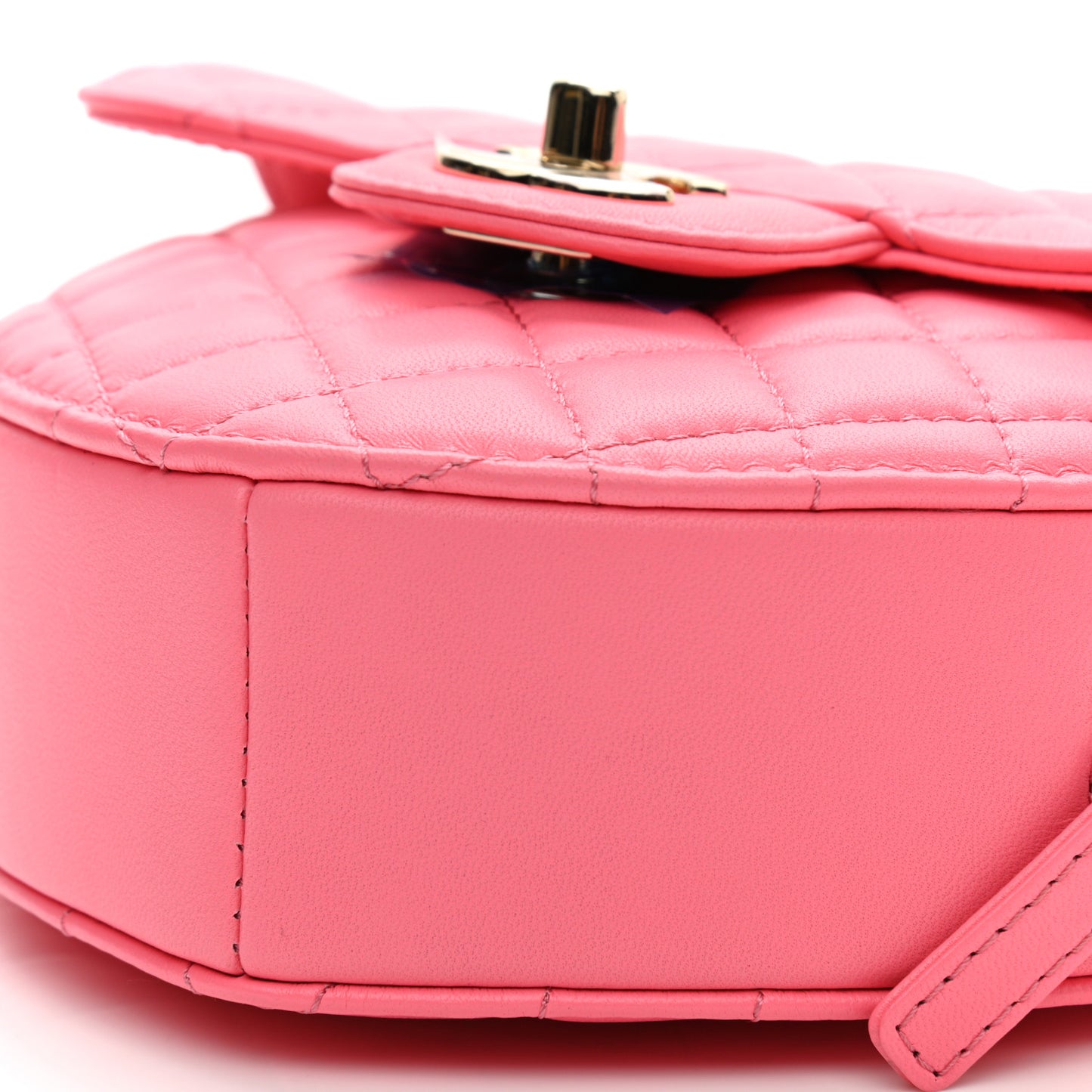 Lambskin Quilted CC In Love Heart Bag Pink