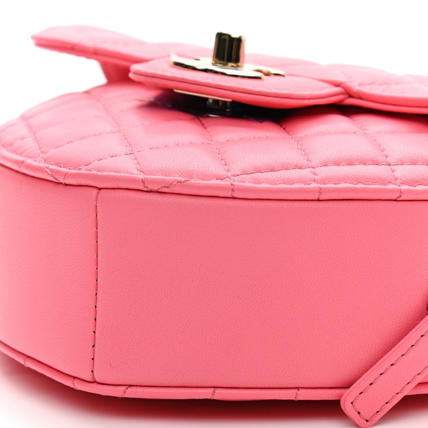 Chanel Lambskin Quilted CC In Love Heart Bag Pink 10 of 11