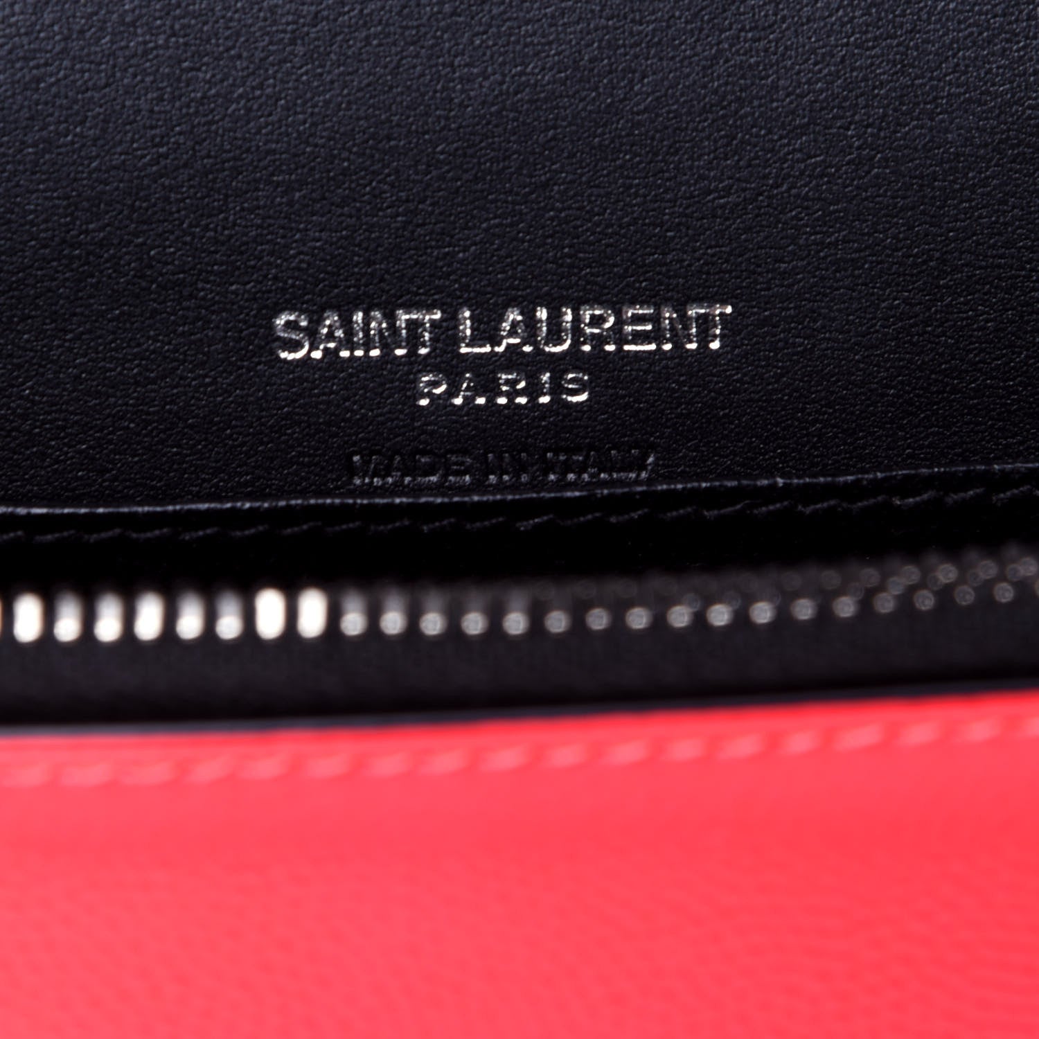 Saint Laurent Grain De Poudre Monogram Kate Belt Bag Neon Pink 6 of 10