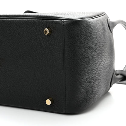 Hermes Taurillon Clemence Lindy 30 Black 10 of 11