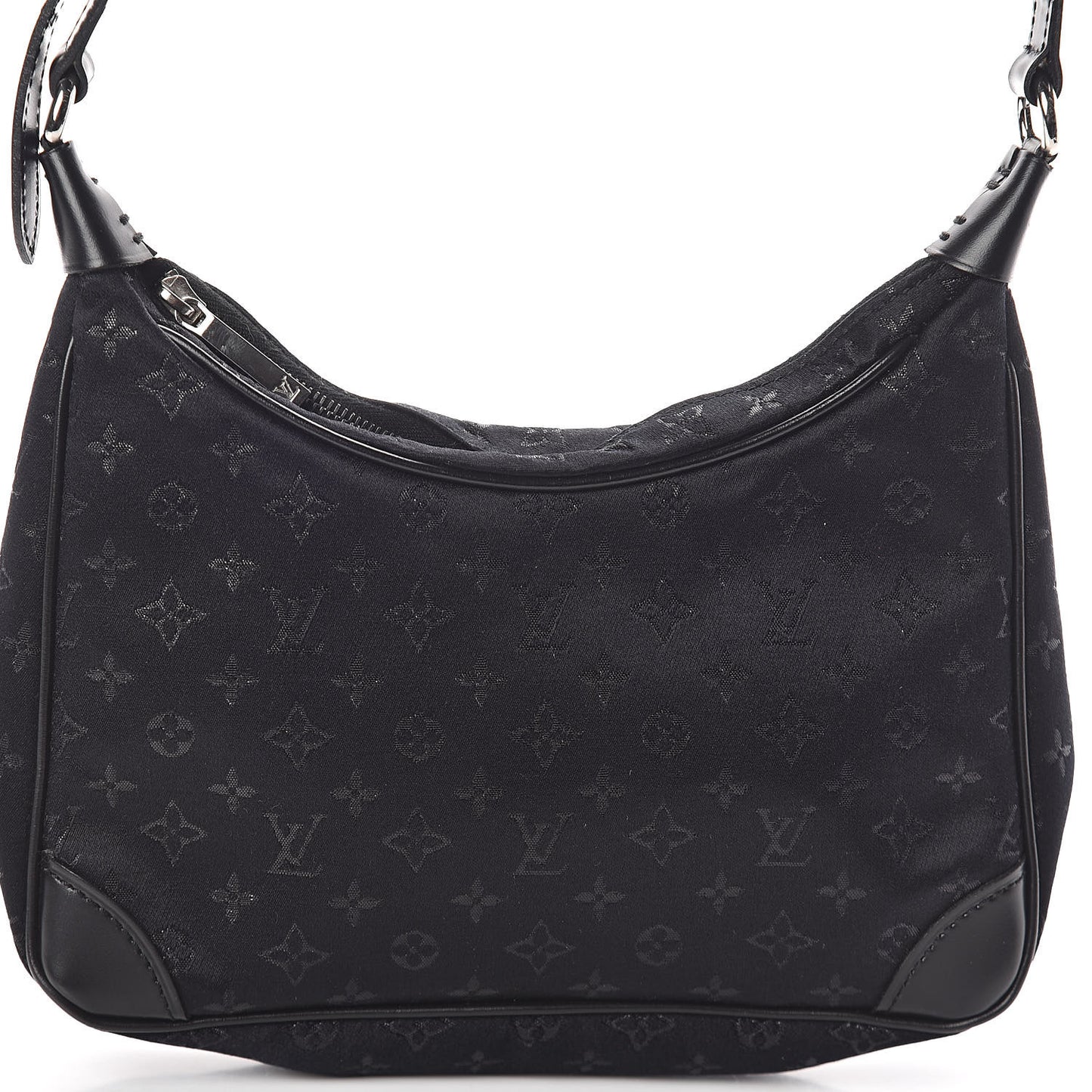 Satin Monogram Little Boulogne Black