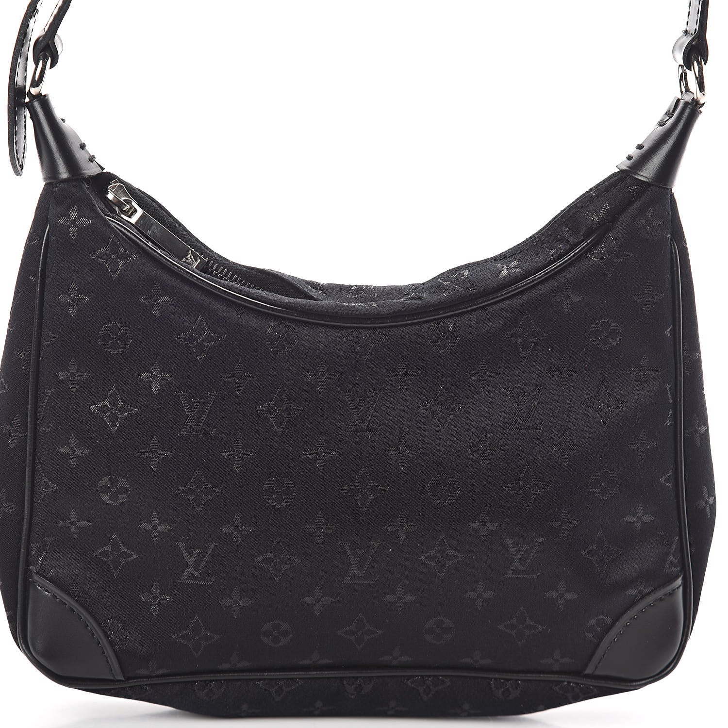 Louis Vuitton Satin Monogram Little Boulogne Black 8 of 10
