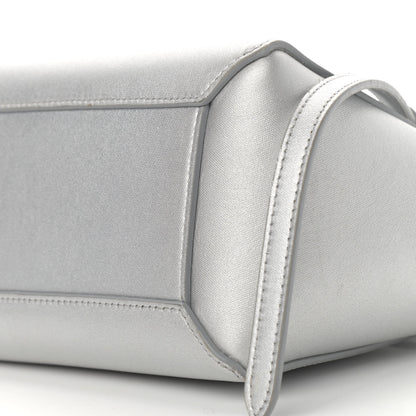 Celine Laminated Calfskin Nano Belt Bag Silver 10 of 13