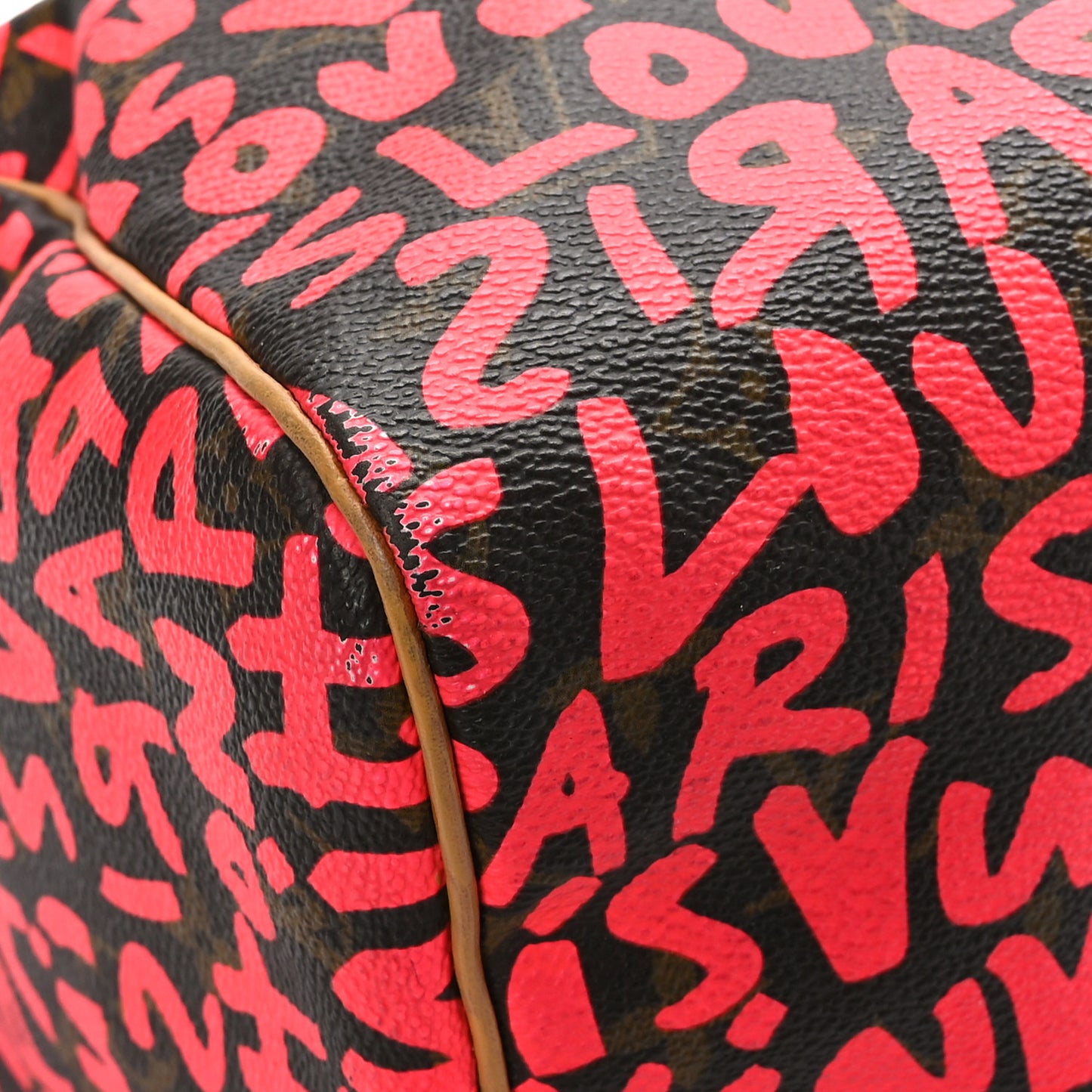 Monogram Graffiti Speedy 30 Fuchsia