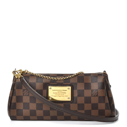 Louis Vuitton Damier Ebene Eva Clutch 1 of 8