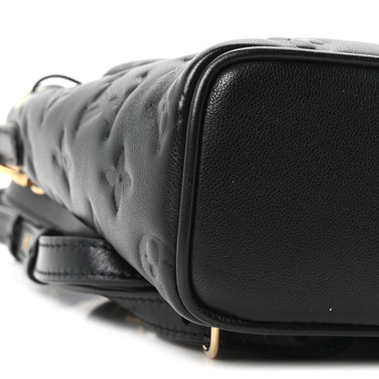Louis Vuitton Lambskin Embossed Monogram Coussin Mini Backpack Black 8 of 9