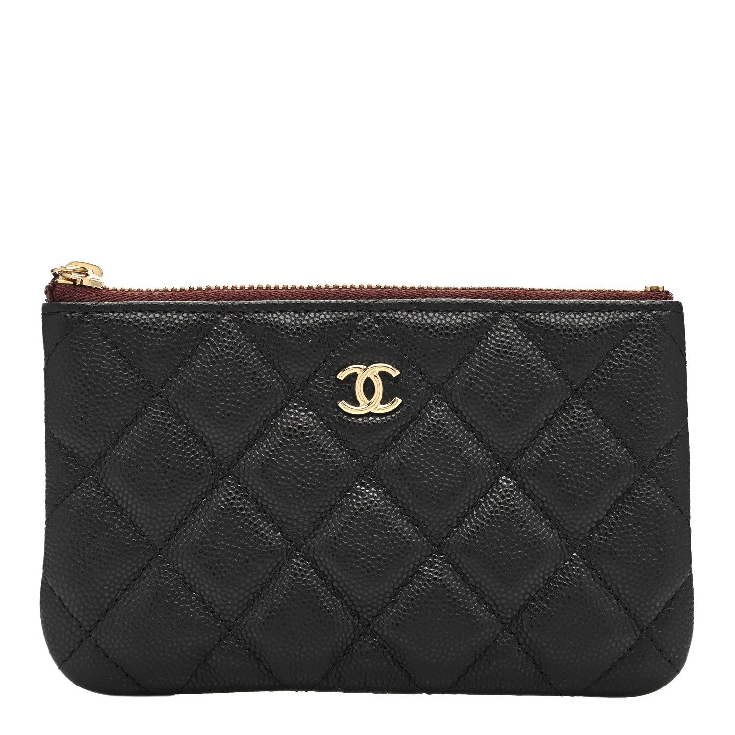 Chanel Caviar Quilted Small Cosmetic Case Black 1 of 8