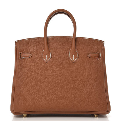 Hermes Togo Birkin 25 Gold 33 of 34