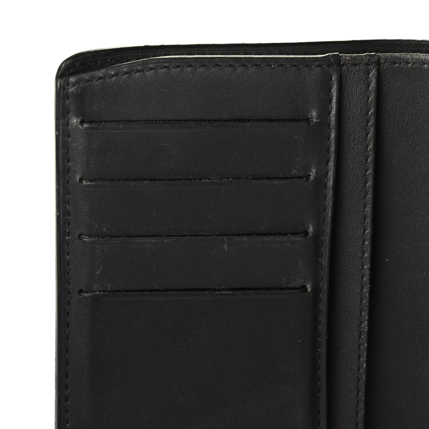 Mat Monogram French Purse Wallet Black