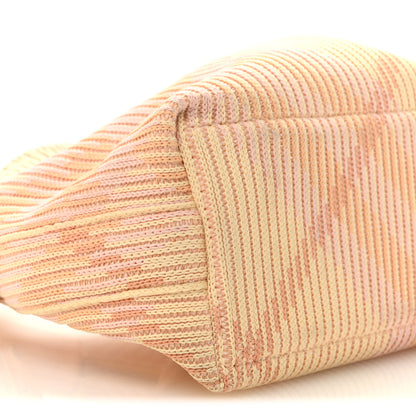 Burberry Canvas Knitted Check Mini Peg Duffle Bag Sherbert 9 of 12