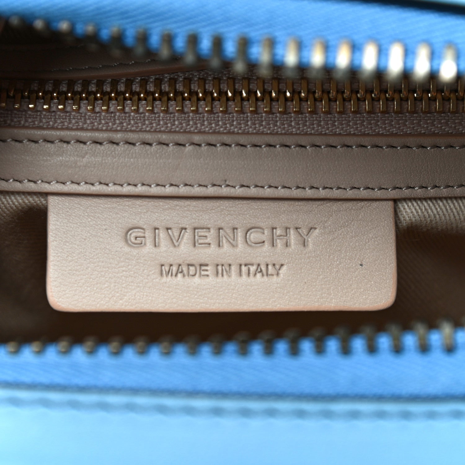 Givenchy Goatskin Colorblock Medium Lucrezia Blue Brown 6 of 17