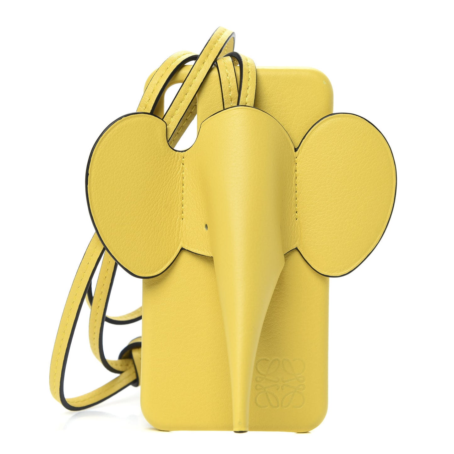 Calfskin Elephant Iphone X/XS Case Yellow