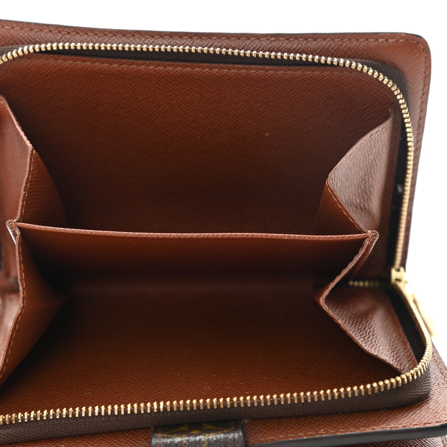 Monogram Zipped Papers Wallet
