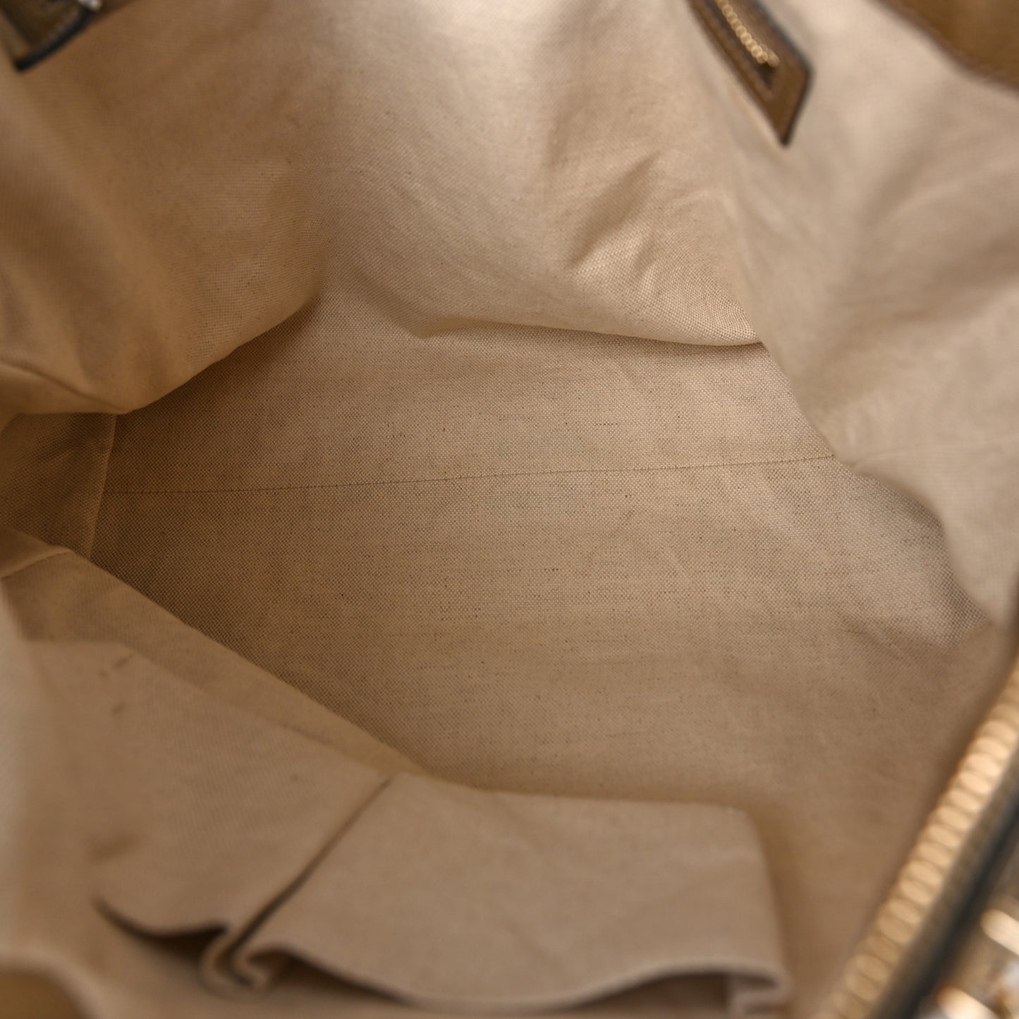 I Monogram Cellarius Calfskin Large Bella Top Handle Bag Gold