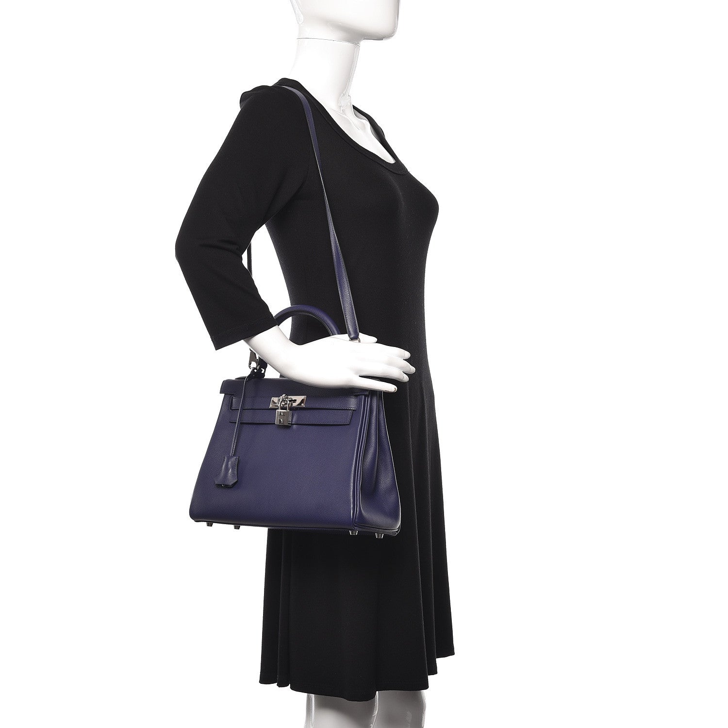 Hermes Evercolor Verso Kelly Retourne 28 Bleu Encre Bleu Zellige 2 of 41