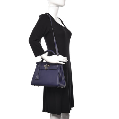 Hermes Evercolor Verso Kelly Retourne 28 Bleu Encre Bleu Zellige 2 of 41