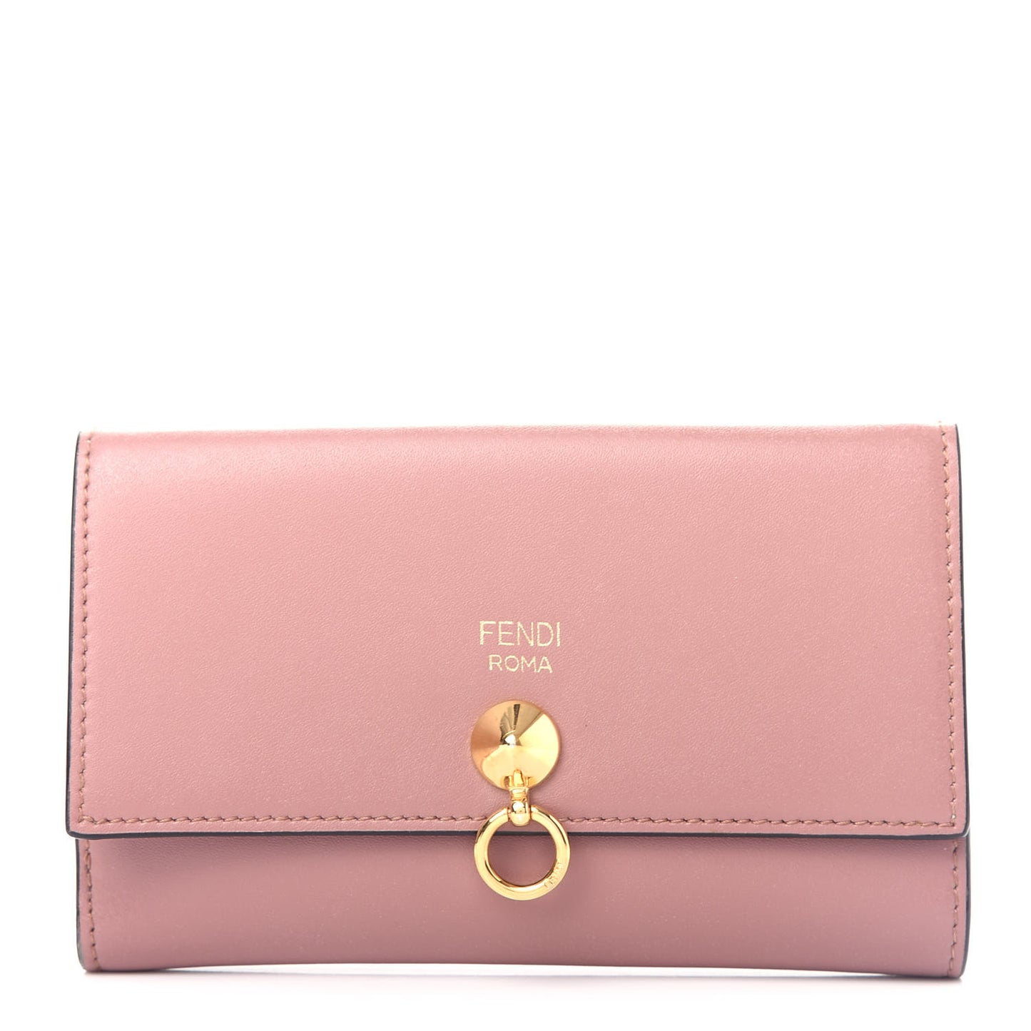Vitello Liberty Vitello Century Bi-Color Medium By The Way Bi-Fold Wallet English Rose Tortora