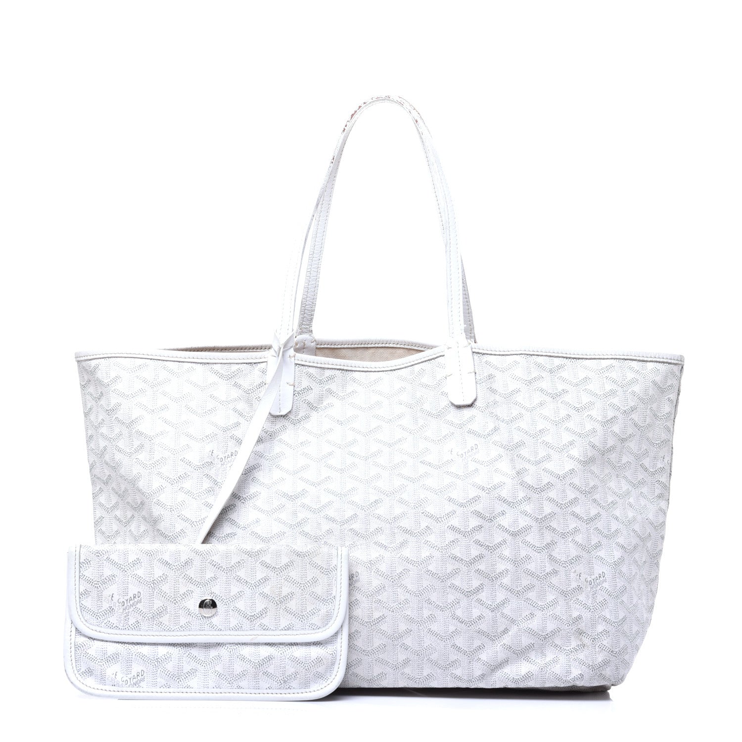 Goyard Goyardine Saint Louis PM White 1 of 9