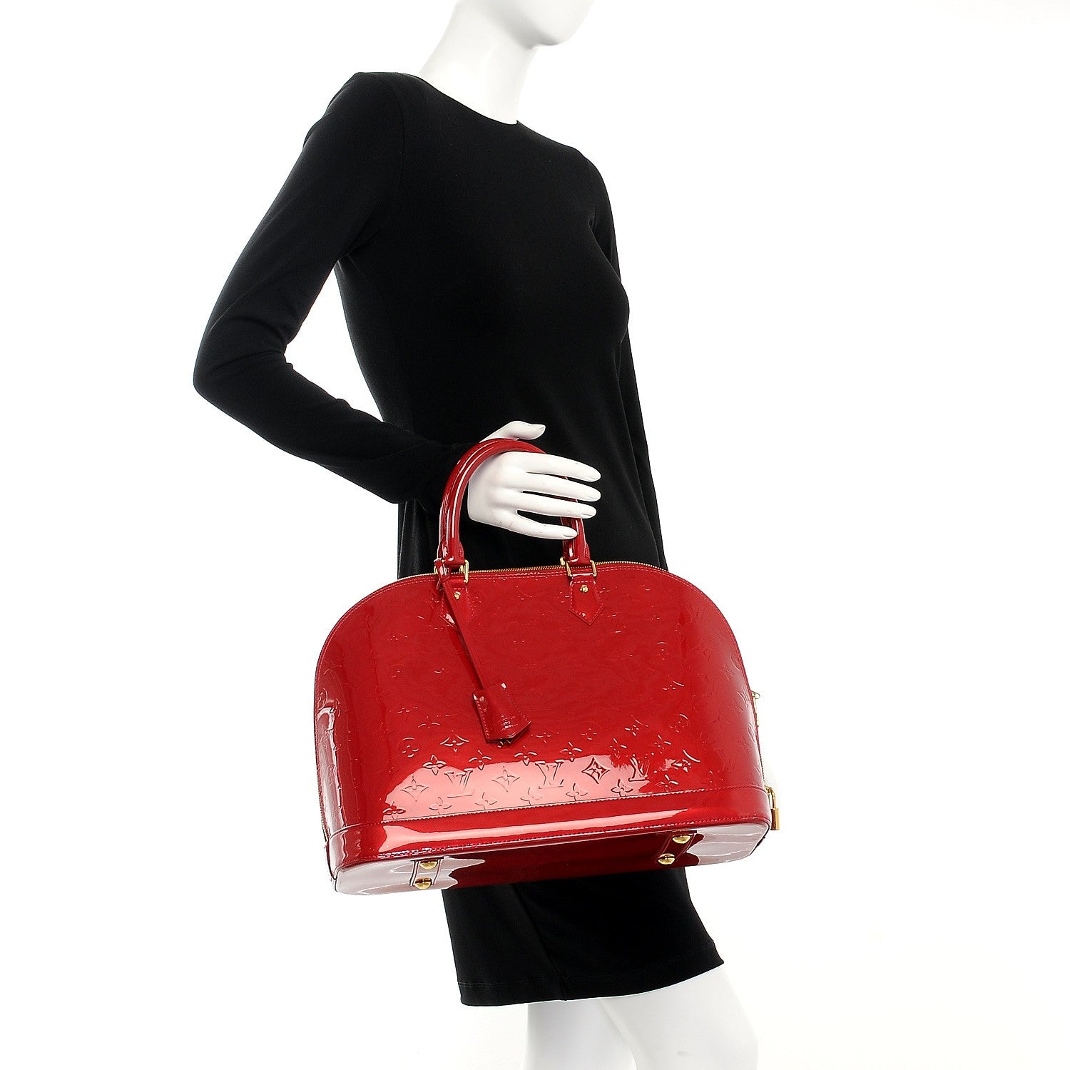 Louis Vuitton Vernis Alma GM Pomme D'Amour 2 of 6