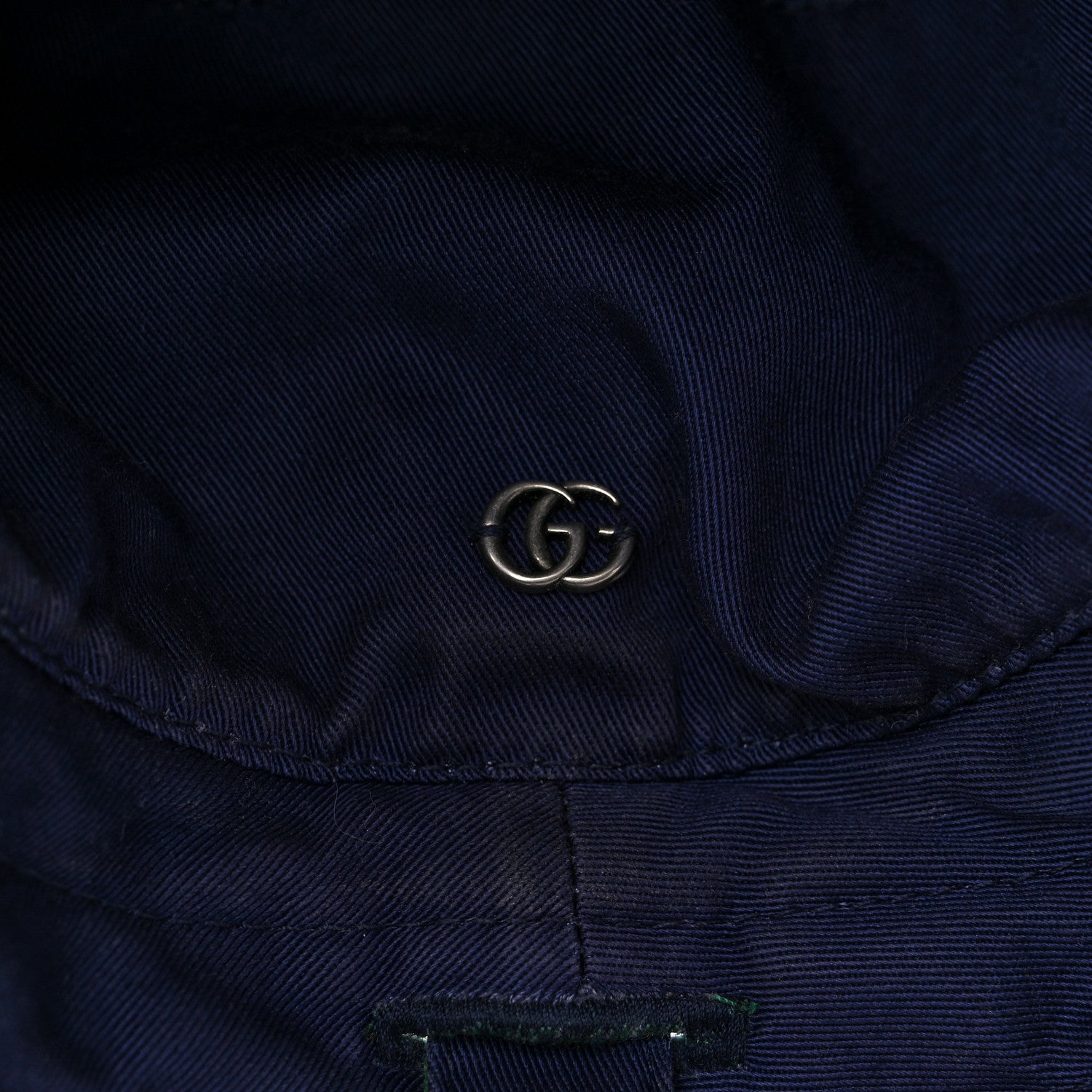 Gucci Monogram Multicolor Reversible Self-Tie Bucket Hat L Green Blue 8 of 12
