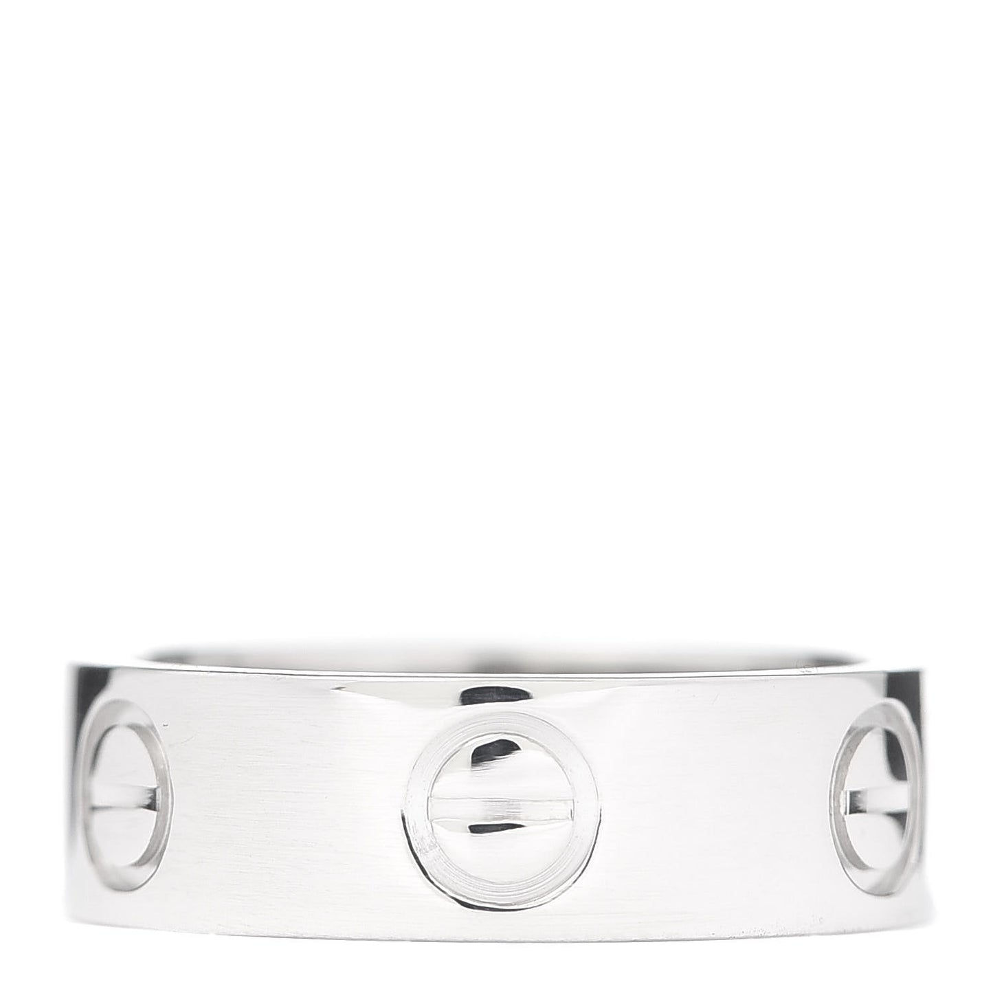 Platinum 5.5mm LOVE Ring 48 4.5