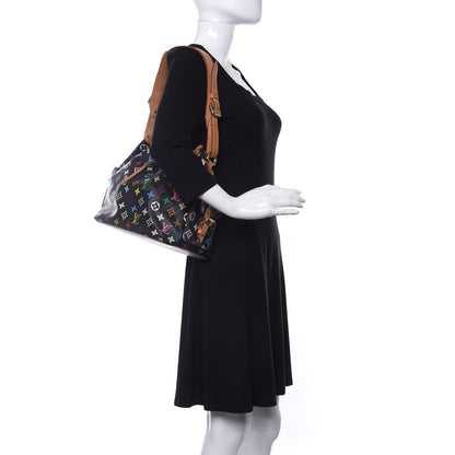 Louis Vuitton Monogram Multicolor Petit Noe Black 2 of 9
