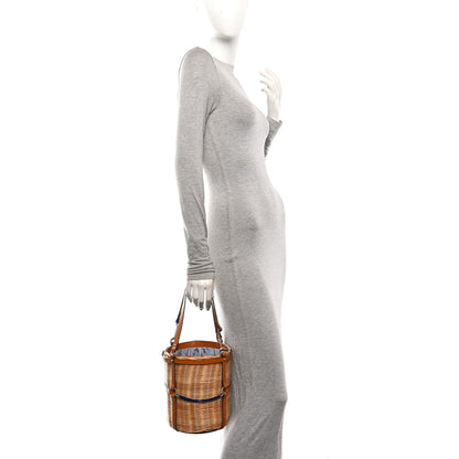 Gucci Wicker Bucket Bag Natural 2 of 12