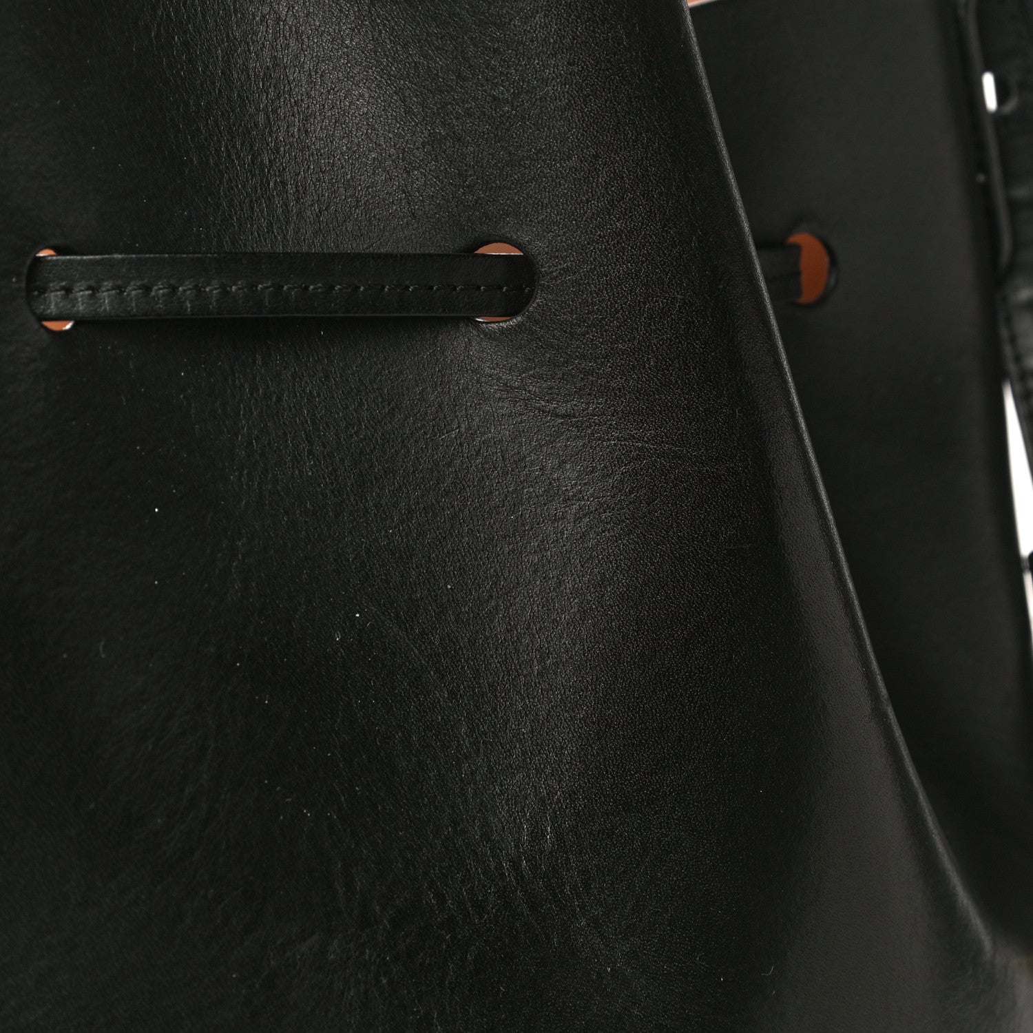 Mansur Gavriel Vegetable Tanned Calfskin Bucket Bag Black Ballerina 22 of 25