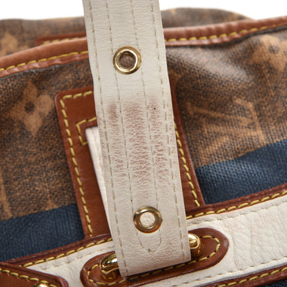 Louis Vuitton Monogram Rayures Tisse Sac GM Blue 13 of 16
